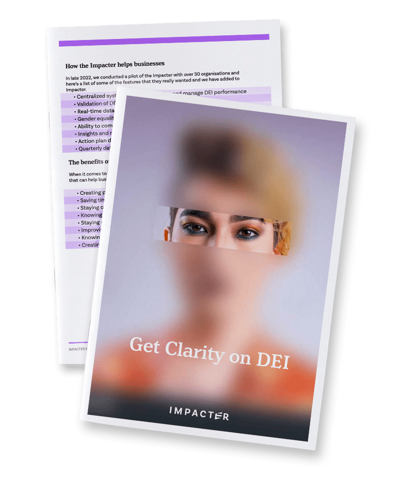 Impacter Brochure - Get Clarity on DEI