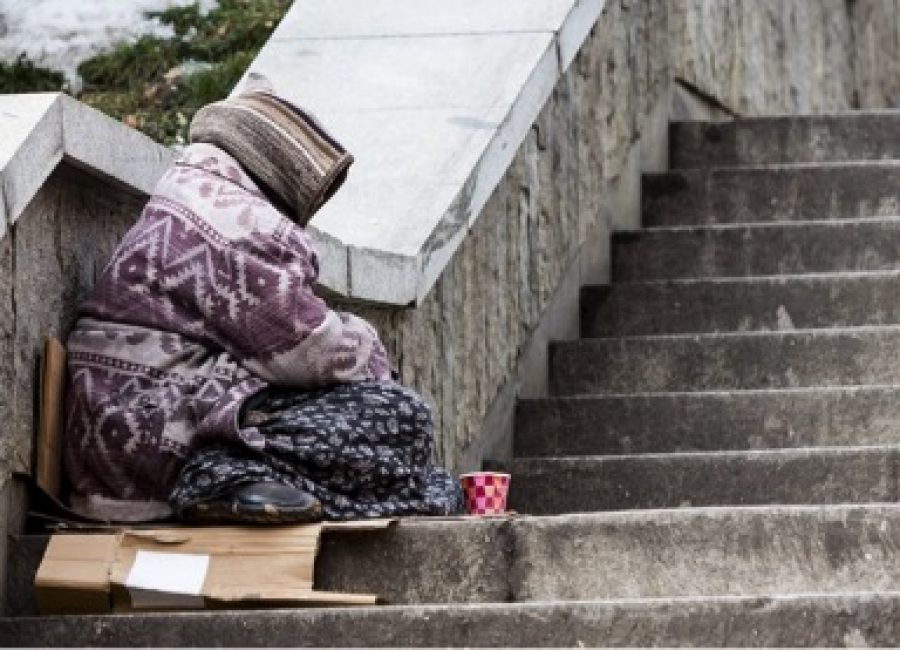 Woman homeless